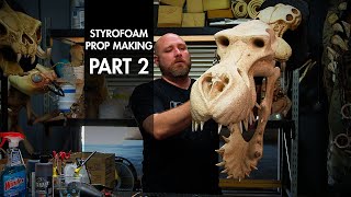 Styrofoam Prop Making Part 2 Hard Coating Painting amp Assembling  TRAILER [upl. by Herzen]