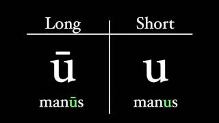 The Latin Alphabet  Vowel Pronunciation [upl. by Allmon]