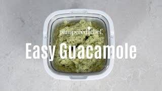 Easy Guacamole  Pampered Chef [upl. by Kimmie]