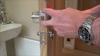 How To repair a faulty broken Door Handle Latch [upl. by Gerdy64]