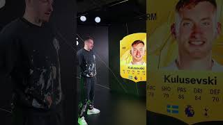 Dejan Kulusevski finds out his FC 25 rating 😅 [upl. by Walcoff]