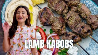 Juiciest Lamb Kabob Recipe  The Mediterranean Dish [upl. by Tracee]