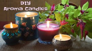 How To Make Scented Candles  DIY Aroma Candles  Small Business Ideas Ep 1 [upl. by Breger]