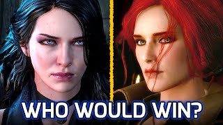 Who Would Win Triss VS Yennefer  The Witcher 3 [upl. by Widera]