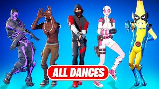 ALL 1000 FORTNITE DANCES amp EMOTES  2017  2024 [upl. by Enilec]