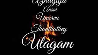 Thanimai kadhal song Lyrics albumsonglyrics tamil [upl. by Ennaihs272]