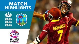 Brathwaite Hits 4 Sixes To Win  England vs West Indies  ICC Mens WT20 FINAL  Highlights [upl. by Danae]