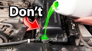 Never Do This When Changing Your Coolant [upl. by Yahiya]