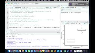 two sample ttest in R Studio [upl. by Jamil116]