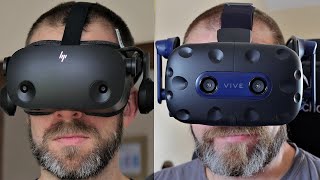 HTC Vive Pro 2 vs HP Reverb G2  The best VR headsets stand off against each other [upl. by Ennavoj]