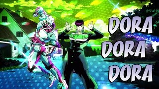 Jojos Bizarre Adventure DoraDorarara Compilation [upl. by Fayina]