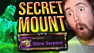 Asmongold Obtains SECRET Mount by SOLOing a Dungeon  Slime Serpent Shadowlands [upl. by Auqined385]