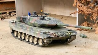 Leopard 2A6 Henglong 116 RC Tank [upl. by Toms746]