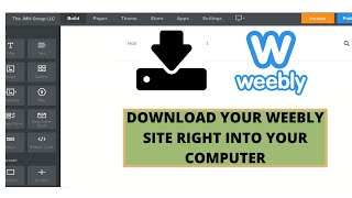 How to export and download your entire weebly sitepages succesfully [upl. by Laurinda]