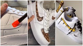 TIKTOK custom shoes Air Force 1 Edition af1 pt 23 [upl. by Nhguavad884]