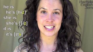 How to Pronounce Contractions American English Pronunciation [upl. by Irallih277]