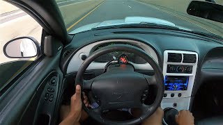 First Drive In My Supercharged New Edge Mustang GT Vortech V1 TiTrim [upl. by Langley]