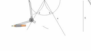 Costruire il triangolo equilatero data l’altezza [upl. by Drucilla]