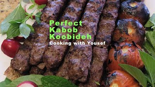 Perfect Persian Kabob Koobideh  Cooking with Yousef [upl. by Marquez]