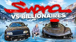 1000HP Supra terrorizing Billionaires Hypercarmeet in Switzerland [upl. by Stella]