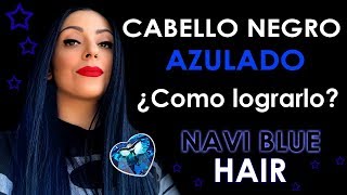 CABELLO NEGRO AZULADO INTENSO  Como lograrlo [upl. by Batholomew640]