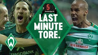 TOP 5 LastMinuteTore SV Werder Bremen Torsten Frings amp Zlatko Junuzovic [upl. by Icrad]