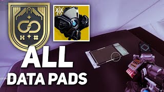 All 5 Exo Stranger Data Pad Locations  Deep Stone Crypt Raid Ghost Shell Destiny 2 Beyond Light [upl. by Streeto364]