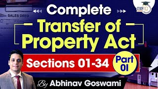 Transfer of Property Act  Part 01  Sections 134  By Abhinav Goswami [upl. by Dorrehs]