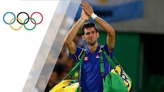 Djokovic in tears after early exit [upl. by Anner]