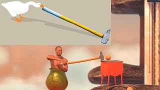 Getting Over It With Desktop Goose [upl. by Nivlac]