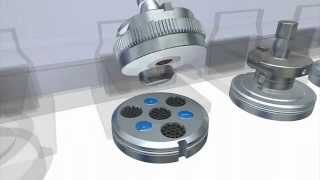 TRUMPF punching and punch laser processing How roller deburring works [upl. by Kleinstein]