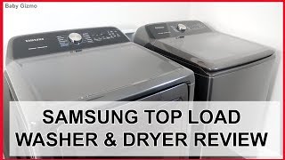 Samsung TOP LOAD Smart Washer and Dryer REVIEW [upl. by Giliane]