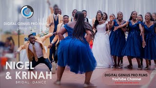 Nigel amp Krinah Bridal Entrance AFRICAN WEDDING DANCE [upl. by Ingamar97]