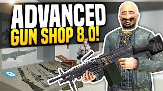 NEW ADVANCED GUN SHOP 80  Gmod DarkRP  Building a Slide [upl. by Rustice671]