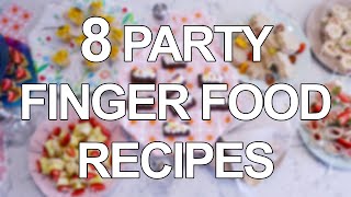 Party finger food recipes [upl. by Nnylkoorb]