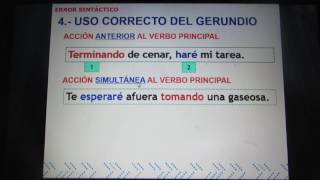 USO DEL GERUNDIO [upl. by Assirec417]