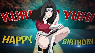 Kurenai Yuhi Birthday Edit 🎂  Status 4K  AMV   Naruto 👈 [upl. by Ardnwahs]