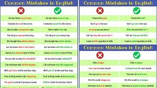 Grammatical Errors 120 Common Grammar Mistakes in English And How to Avoid Them [upl. by Trude]