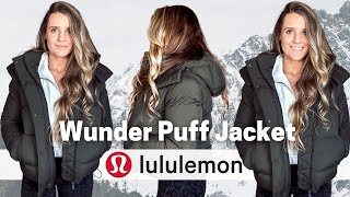 LULULEMON WUNDER PUFF JACKET REVIEW amp TRYON  My honest thoughts [upl. by Rex]