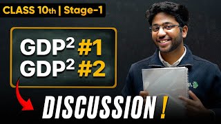 Class 10th GDP²  1 amp 2 Discussion 🔥  Shobhit Nirwan [upl. by Eittocs824]