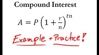 Compound Interest  Easy Example  Practice [upl. by Nilat755]