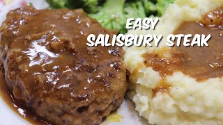 Easy Salisbury Steak Recipe  MOLCS Easy Recipes [upl. by Berlauda]