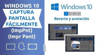 Windows 10 captura pantalla fácilmente 2019 [upl. by Atled]