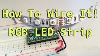 How To Wire It RGB LED Strip [upl. by Highams]