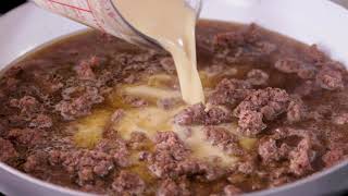 Ground Beef Stroganoff  Betty Crocker Recipe [upl. by Dnomal341]