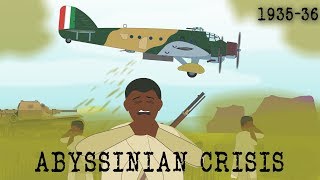 The Italian invasion of Abyssinia 193536 [upl. by Odine]