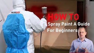 How To Spray Paint  A Guide For Beginners [upl. by Eibbed]