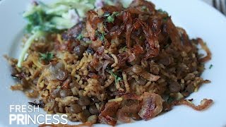 Mejadra Lentils amp Rice  Yotam Ottolenghis Recipe from Jerusalem  Fresh P [upl. by Borlase]