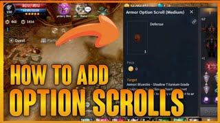 Cabal Mobile PH  How to add option scroll on Items  Full Tagalog Tutorial [upl. by Naffets327]