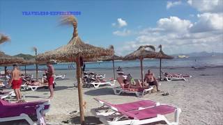 Alcudia Beach  Mallorca Spain  Must See amp Do  Travel Guide [upl. by Airtemak]